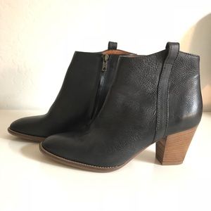 NEW!! Madewell Billie Boot in black leather